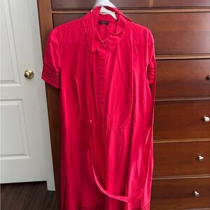 Talbots Vibrant Red Dress